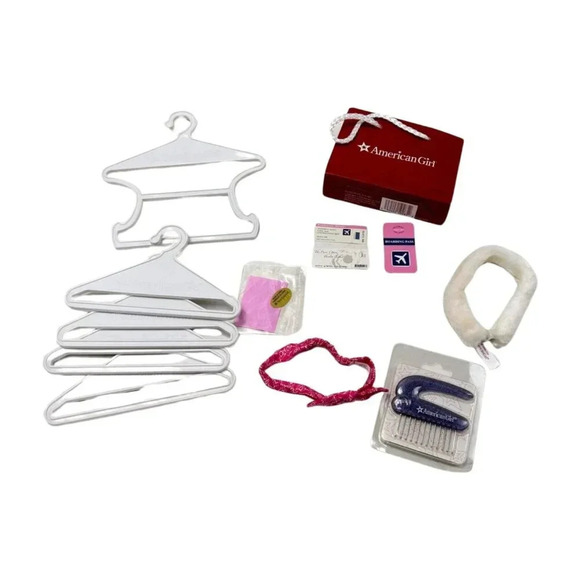 American Girl Shopping Bag Ticket Boarding Pass Hair Band Lot  14 Access… - Picture 9 of 9